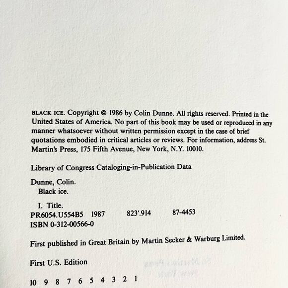 Black Ice - Book by Colin Dunne - Picture 5 of 8